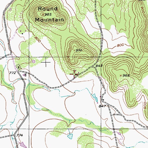 Topographic Map of Olson-Nelson Farm, TX