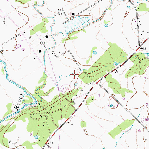 Topographic Map of Joseph E Johnston Confederate Reunion Grounds, TX