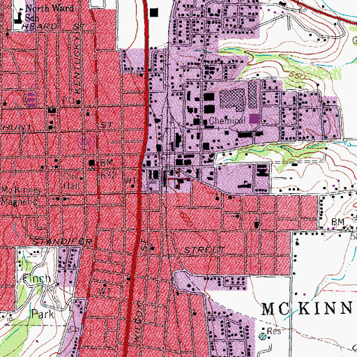 Topographic Map of Hill-Webb Grain Elevator, TX