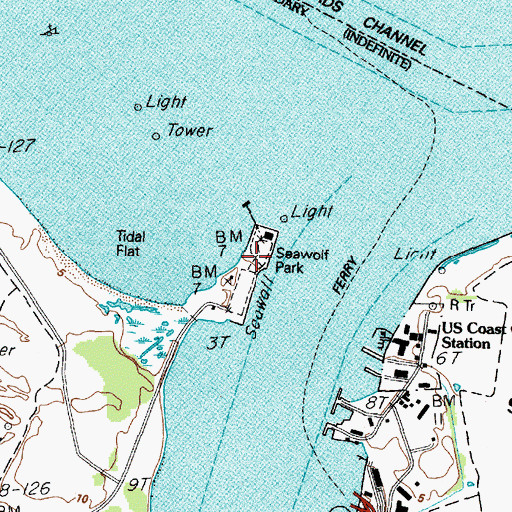 Topographic Map of ELISSA Historic Ship Site, TX