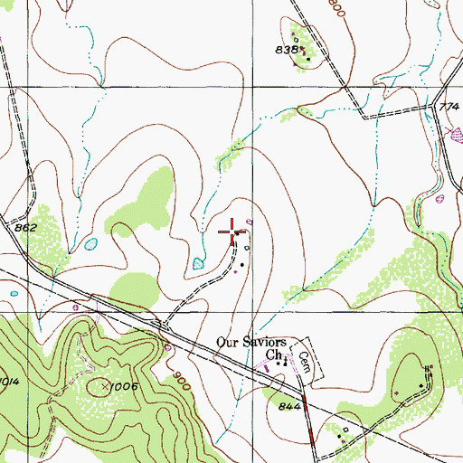 Topographic Map of Carl and Sedsel Questad Farm, TX