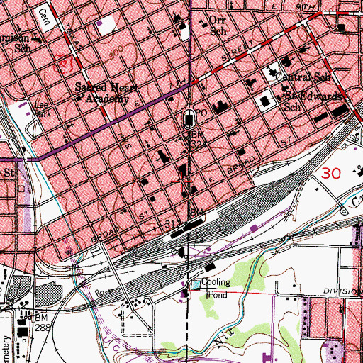 Topographic Map of Museum of Regional History, TX