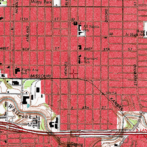 Topographic Map of Wimberly House, TX