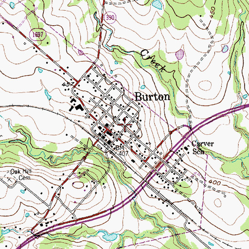 Topographic Map of William Nienstedt House, TX