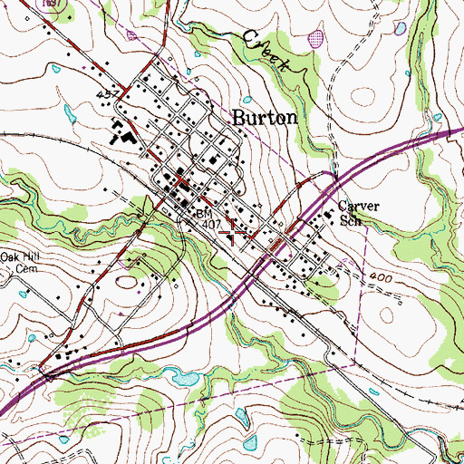 Topographic Map of Wehring Shoe Shop and Residence, TX