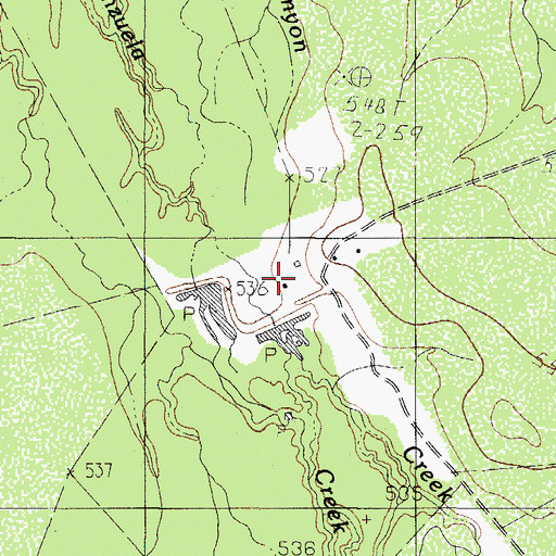Topographic Map of Valenzuela Ranch Headquarters, TX
