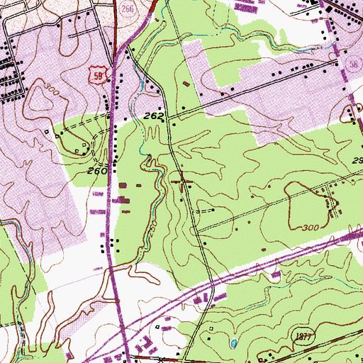 Topographic Map of Standley House, TX