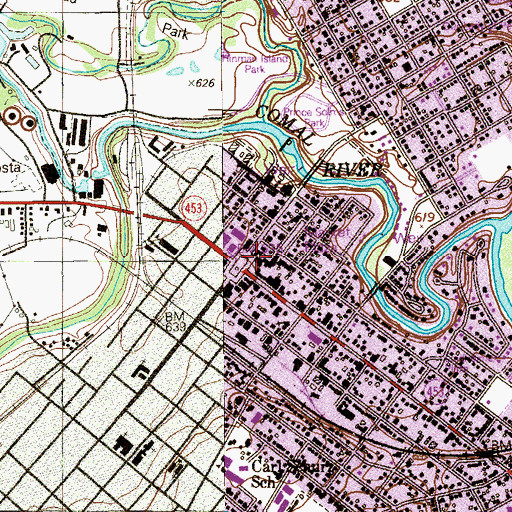 Topographic Map of Stephen Klein House, TX