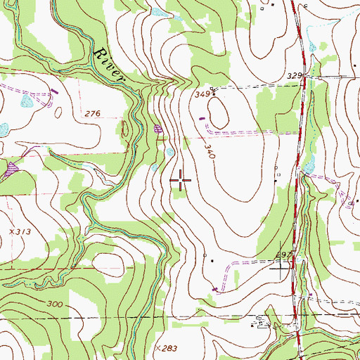Topographic Map of Simon Pytlovany House, TX