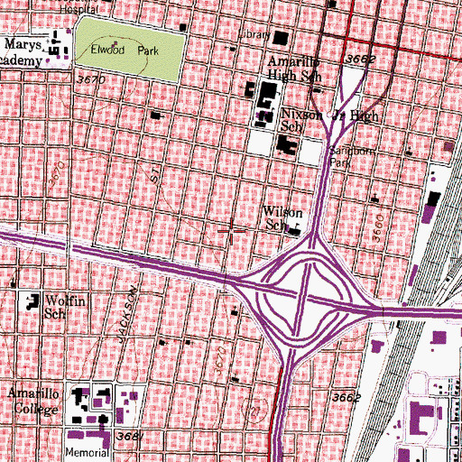 Topographic Map of Shelton-Houghton House, TX