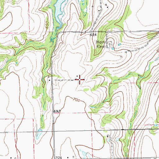 Topographic Map of Erwin Park Trail, TX