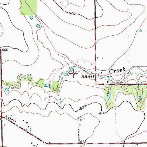 Topographic Map of Fish Creek Linear Park Trail, TX