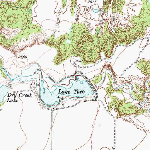 Topographic Map of Caprock Canyons State Park and Trailway, TX