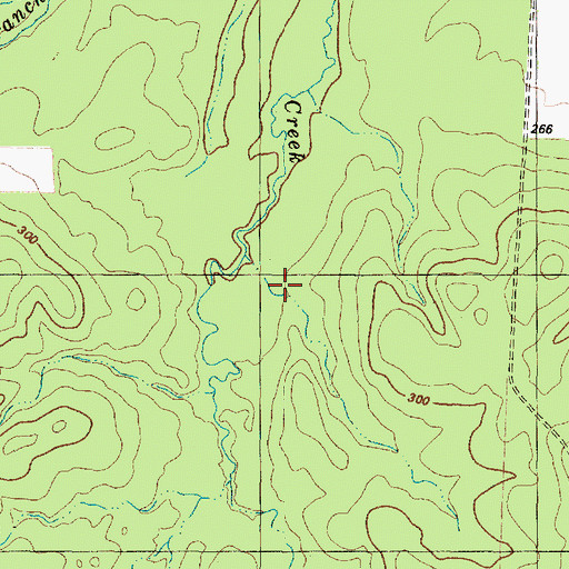 Topographic Map of Bull Creek Trail, TX