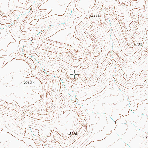 Topographic Map of Big Bend Ranch State Park Trail, TX