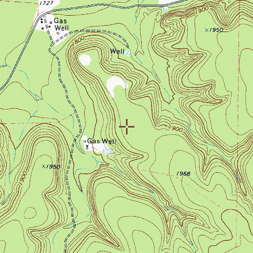 Topographic Map of Walter Buck Wildlife Management Area Trail, TX