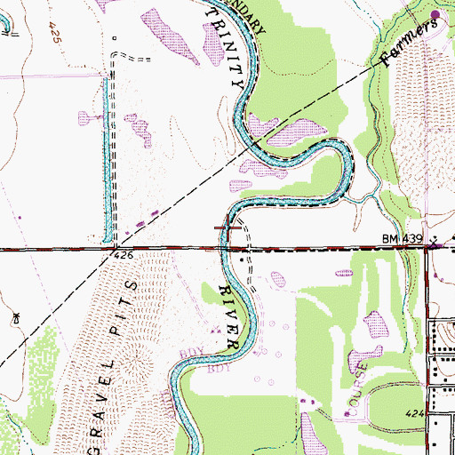 Topographic Map of Spring Trail Park Trail, TX