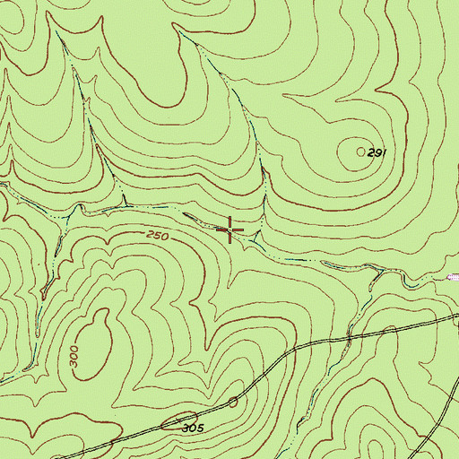 Topographic Map of Stubblefield Lake Trail, TX