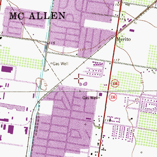 Topographic Map of Schupp Park Trail, TX
