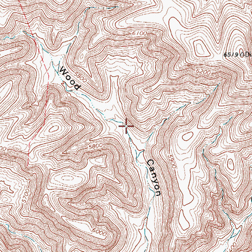 Topographic Map of Sierra Diablo Wildlife Management Area Trail, TX