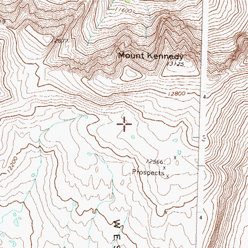 Topographic Map of West Silver Mesa, CO