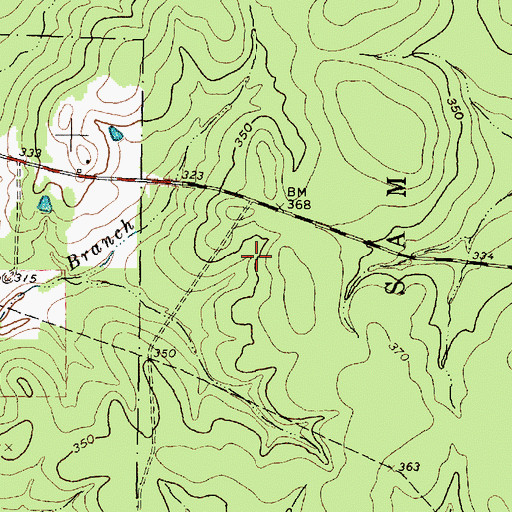 Topographic Map of Red Loop I, TX