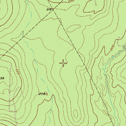 Topographic Map of Mercy Trail, TX
