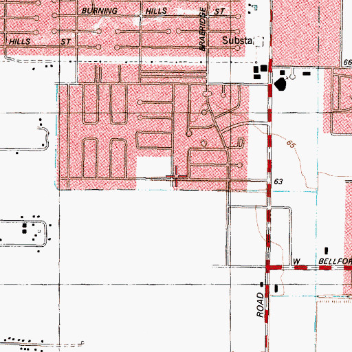 Topographic Map of Milne Elementary SPARK Park Trail, TX