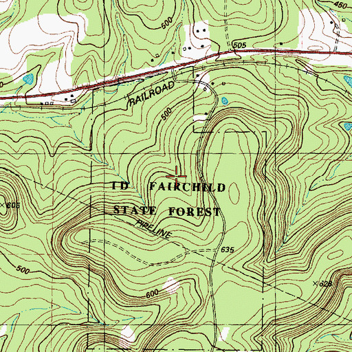 Topographic Map of Mount Hope Tract Trail, TX