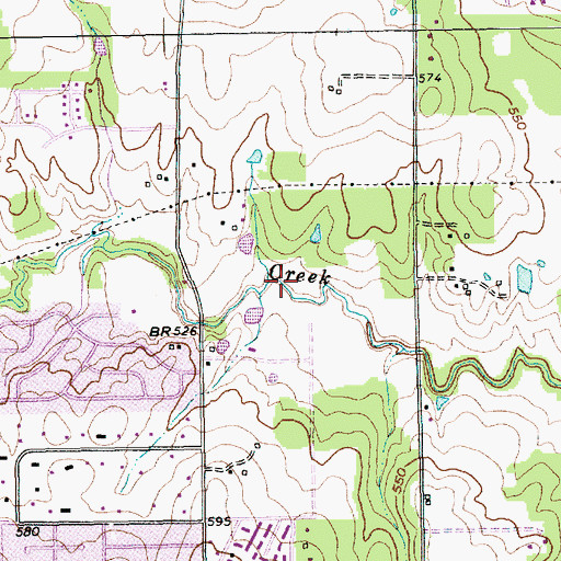 Topographic Map of McCormick Park Trail, TX