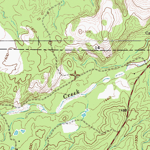 Topographic Map of Loop Trail, TX