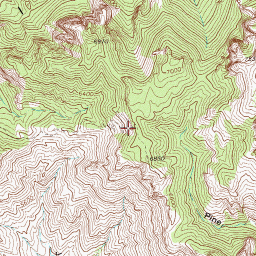Topographic Map of Lost Mine Trail, TX