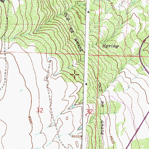 Topographic Map of Howard Flats, CO