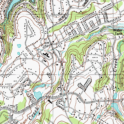Topographic Map of Hamilton Pool Nature Trail, TX