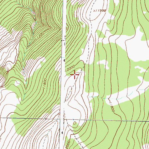 Topographic Map of Ridge Stock Driveway, CO