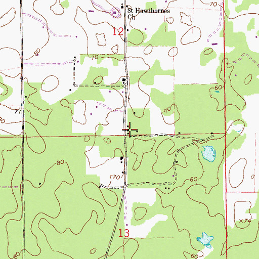 Topographic Map of Holy Temple House of Prayer Praise and Deliverance, FL