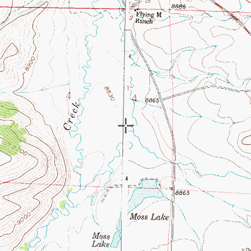 Topographic Map of West Pass Creek, CO