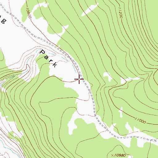 Topographic Map of Alder Stock Driveway, CO