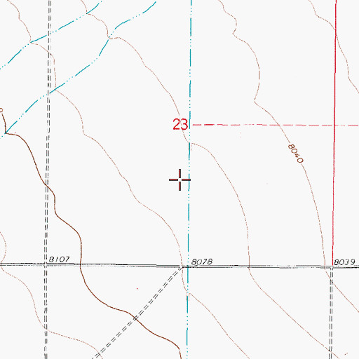 Topographic Map of Terrace Main Canal, CO