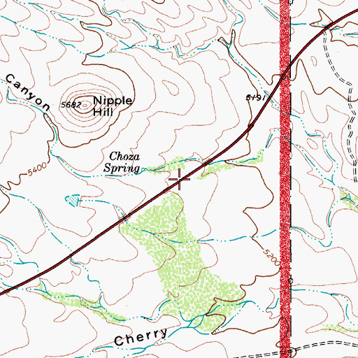 Topographic Map of Frijole (historical), TX
