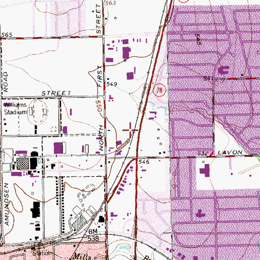 Topographic Map of Embree (historical), TX
