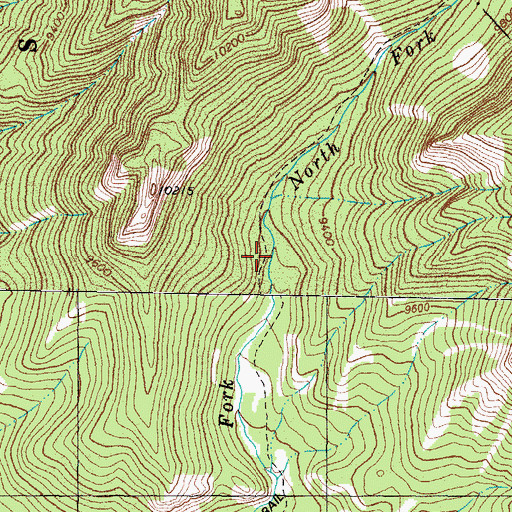 Topographic Map of Fish Lake Trail, CO