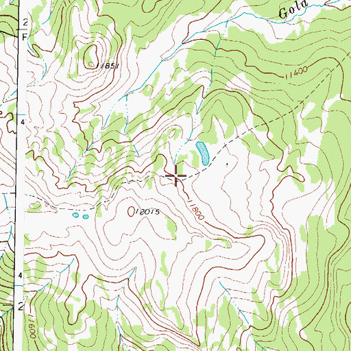 Topographic Map of San Juan Stock Driveway, CO