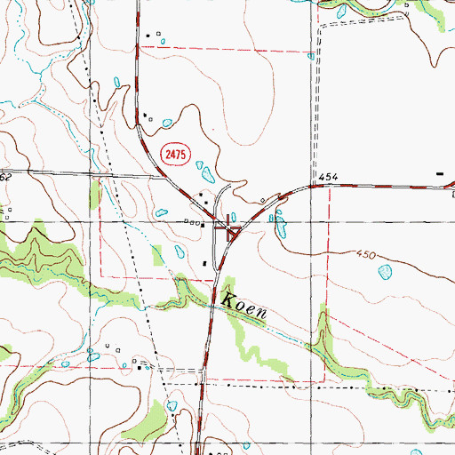 Topographic Map of Clifton, TX