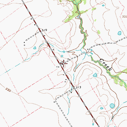 Topographic Map of Round House (historical), TX