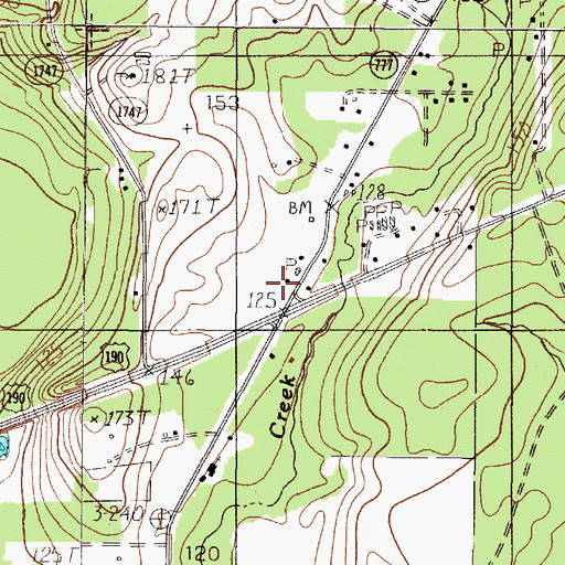 Topographic Map of Science Hall, TX