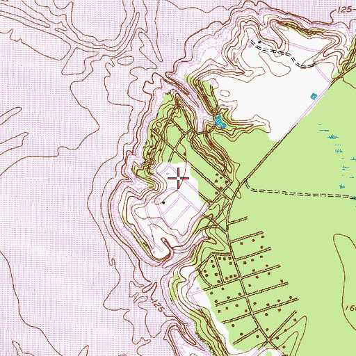 Topographic Map of Tobacco Patch, TX