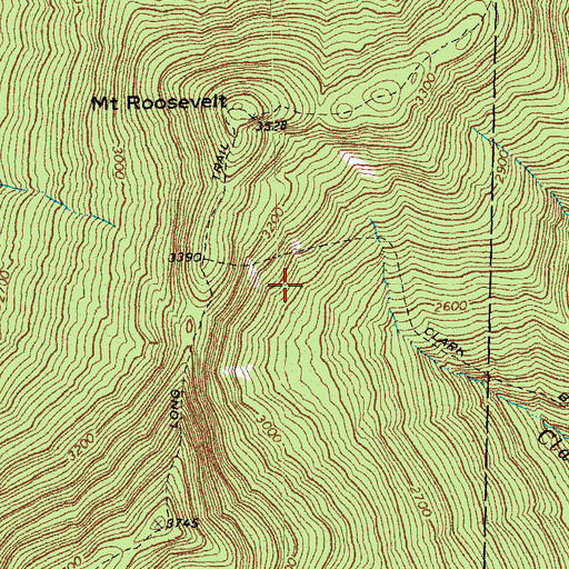 Topographic Map of Breadloaf Wilderness, VT