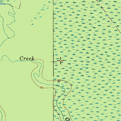 Topographic Map of Congaree National Park, SC