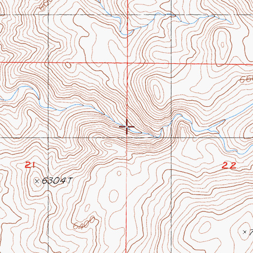 Topographic Map of Coso Range Wilderness, CA